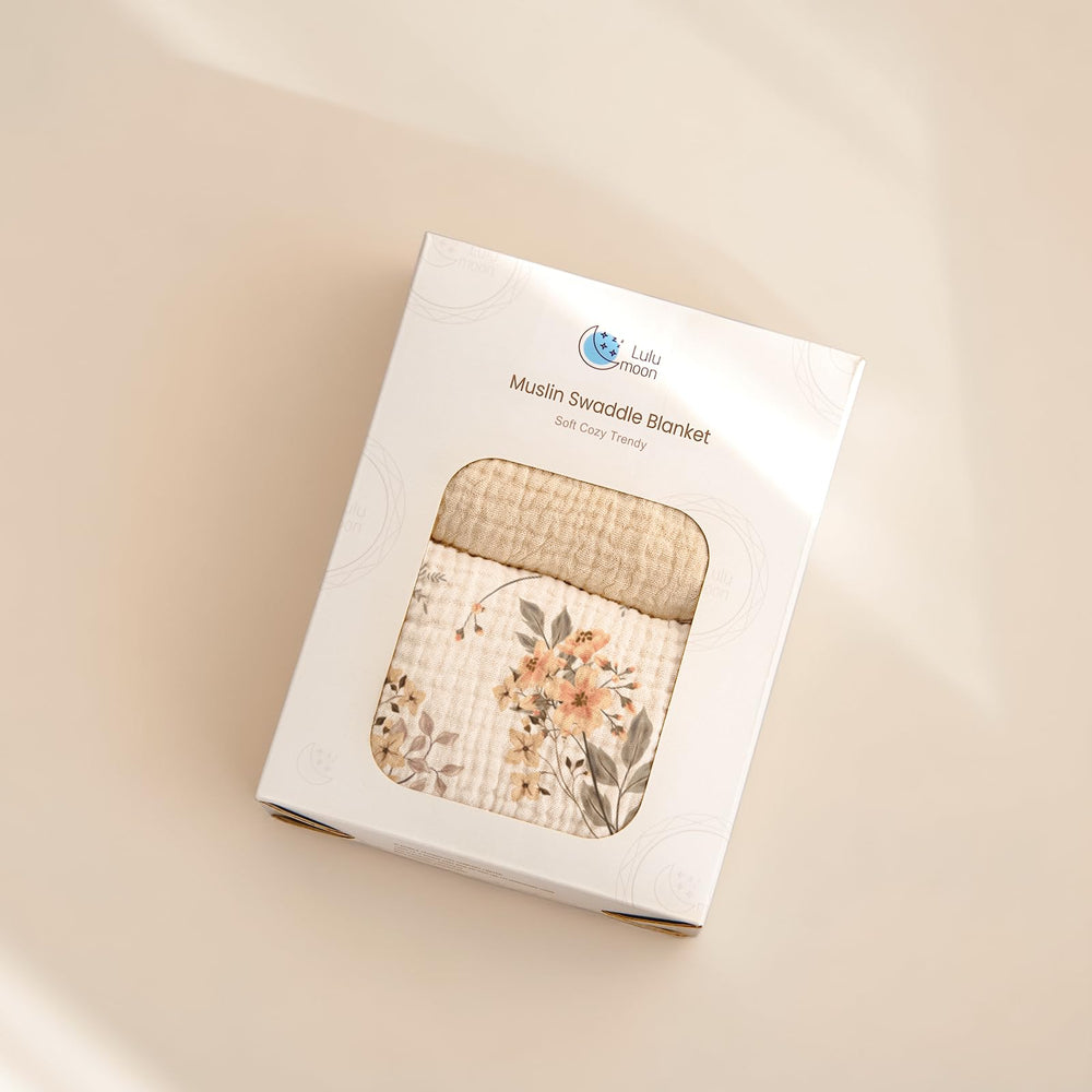 Lulumoon Muslin Swaddle Blanket machine-wash-care, stays durable