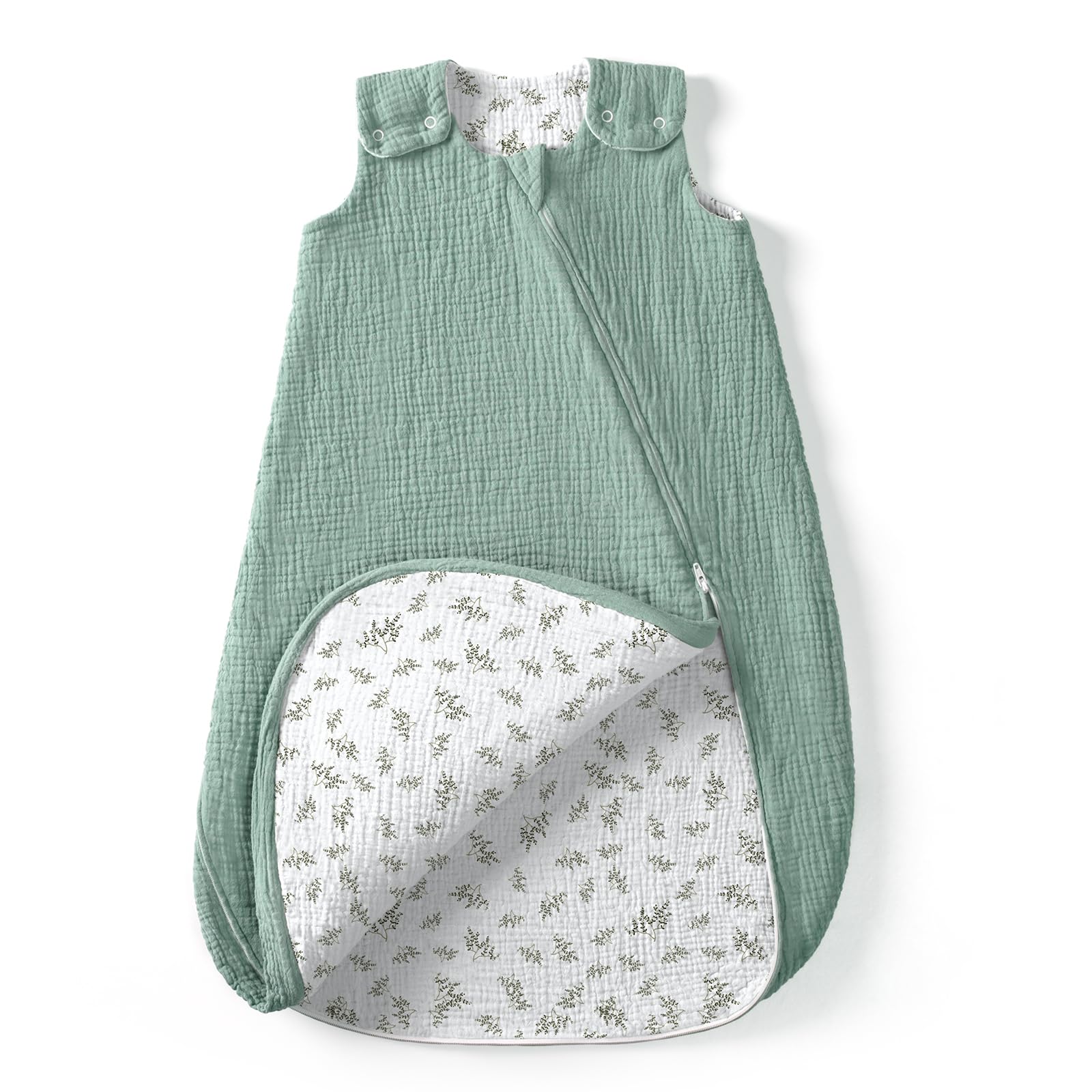 Lulumoon Sleep Sack Muslin double-layer exterior for year-round coziness