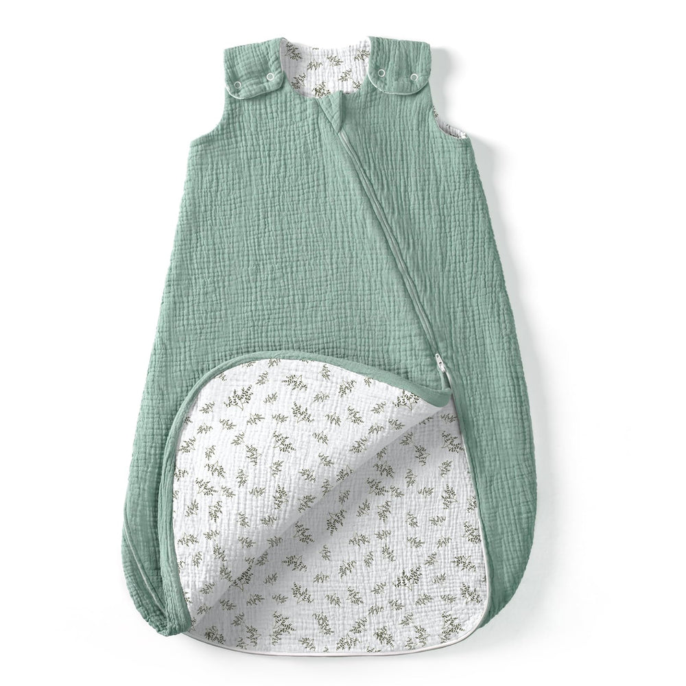 Lulumoon Sleep Sack Muslin double-layer exterior for year-round coziness