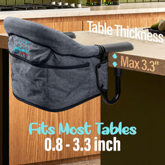 lulunemo hook-on chair fold-flat design for easy travel and storage