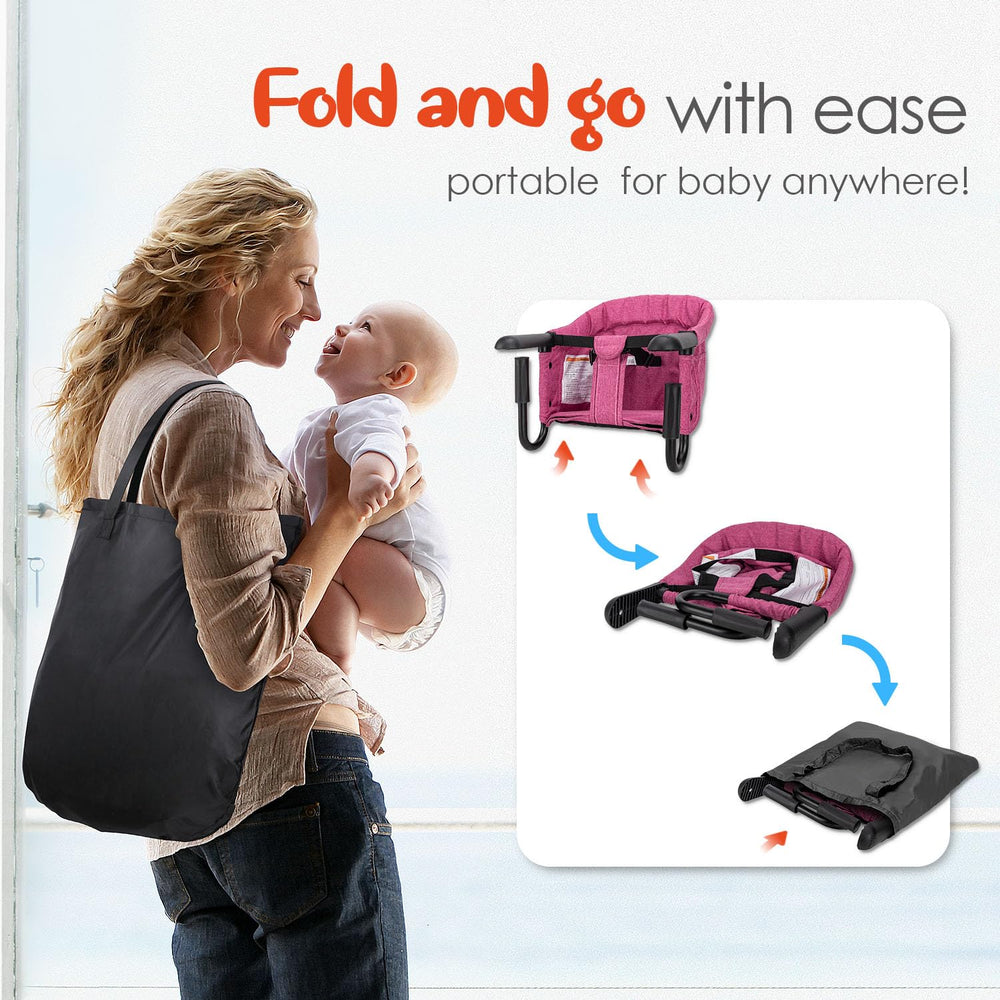 lulunemo Hook On High Chair tear-resistant Oxford fabric detail
