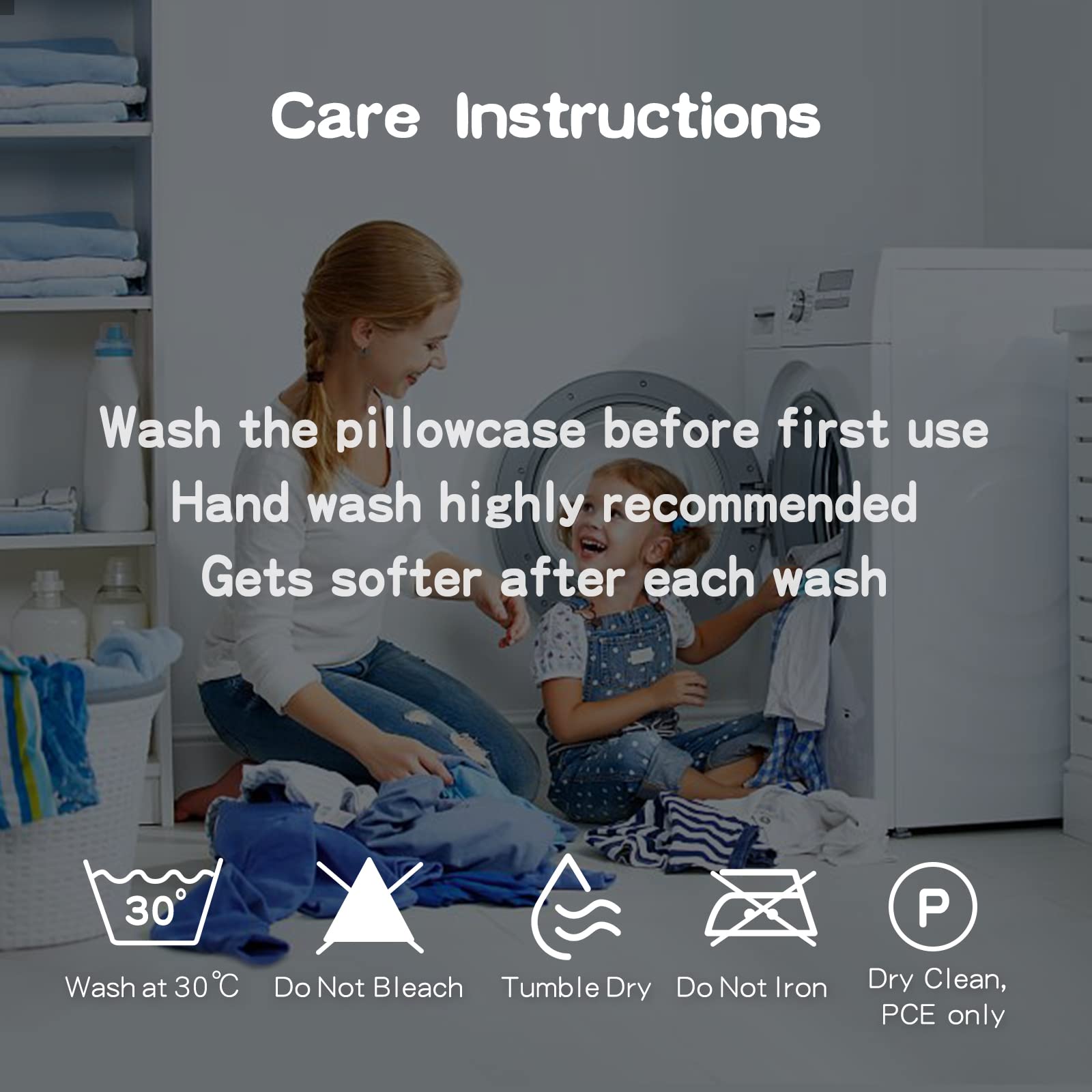 LULUSILK pillowcase on kid bed demonstrates easy-care, soft touch for daily use