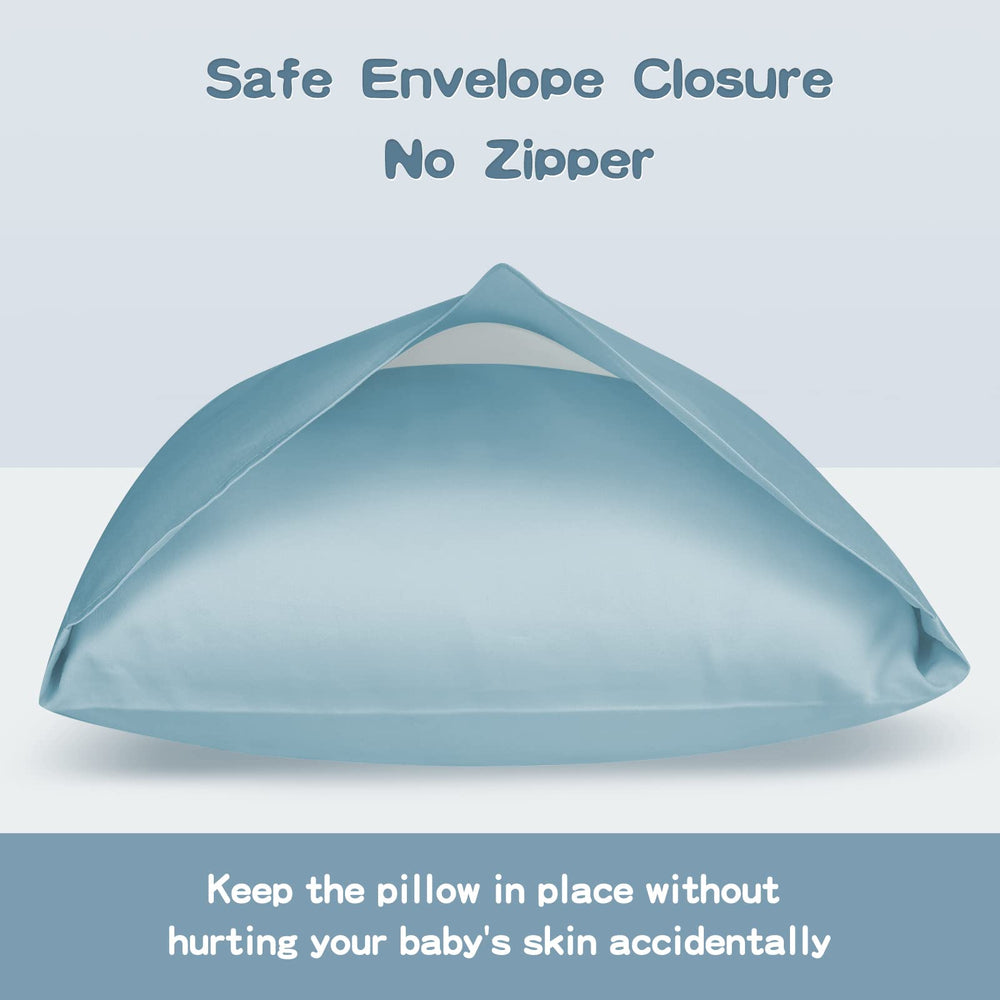 LULUSILK soft skin-friendly pillowcase protects delicate skin during naps.