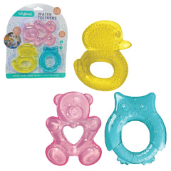 Lulyboo strawberry fruit teether offering soothing bite-friendly texture for restless gums.