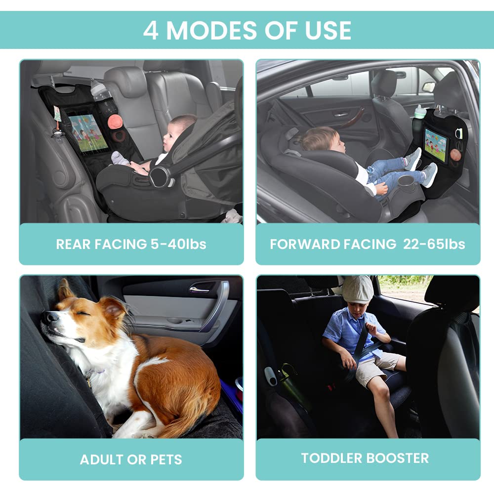 Lulyboo easy-clean surface resists messes and crumbs on the go.