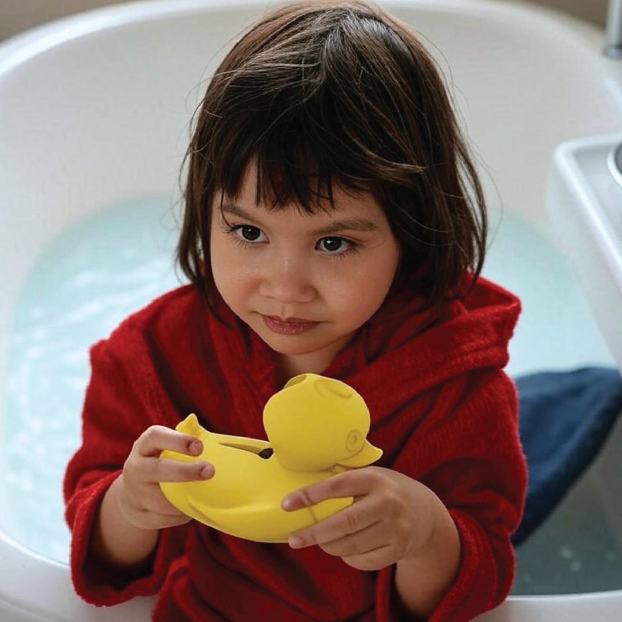 Lulyboo faucet cover is easy to clean after bath time.