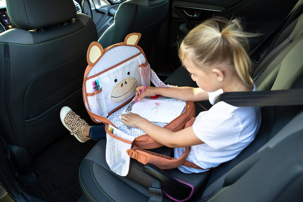 Lulyboo built-in tablet holder keeps entertainment secure and accessible