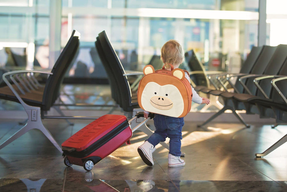 Lulyboo travel-ready tray supports car and plane use for learning and play