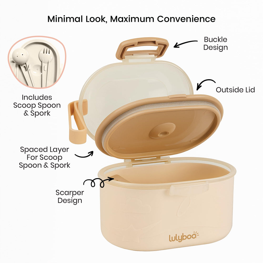 Lulyboo portable design fits diaper bags and strollers for convenient use