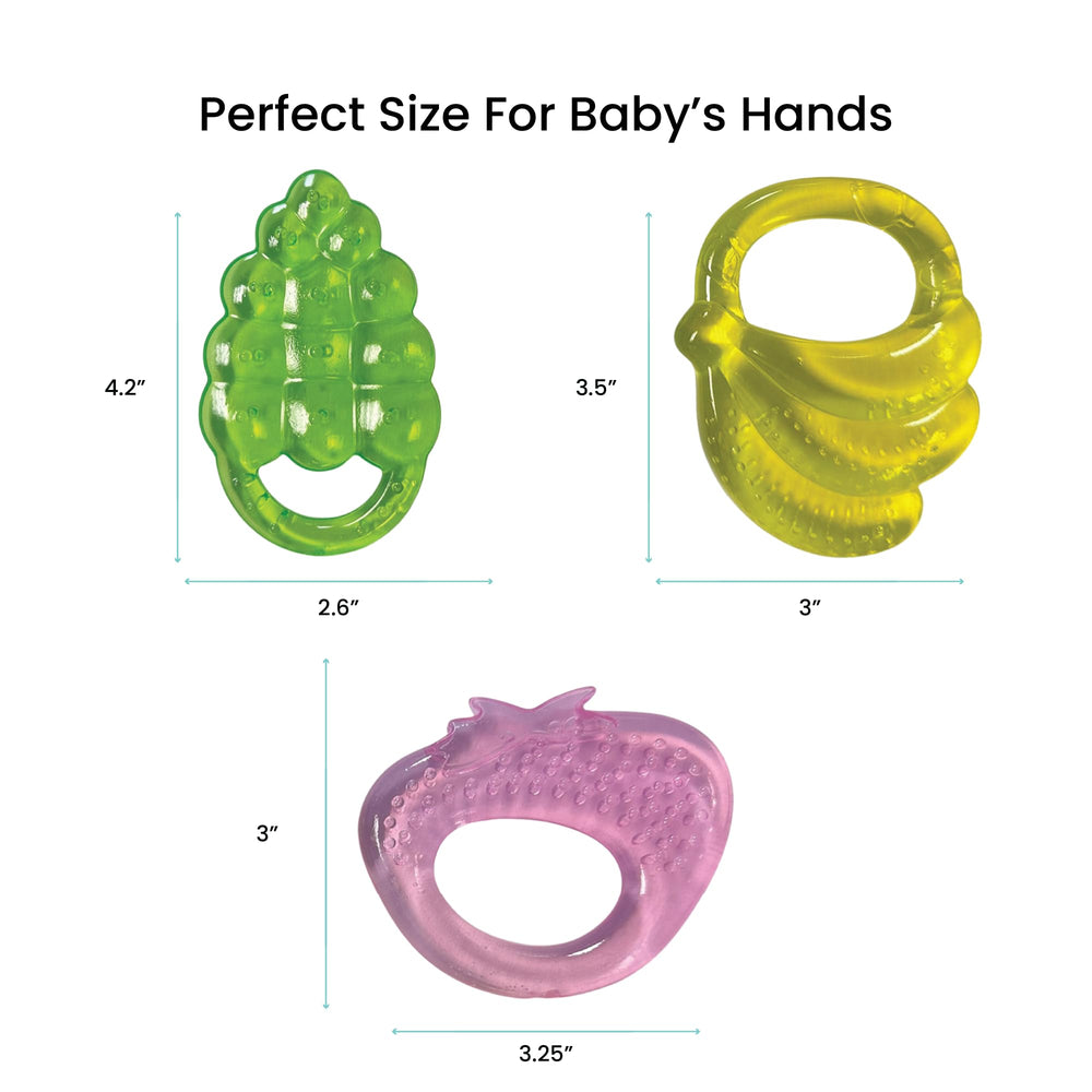 Lulyboo Water Teethers BPA-free materials highlight safe chew for babies