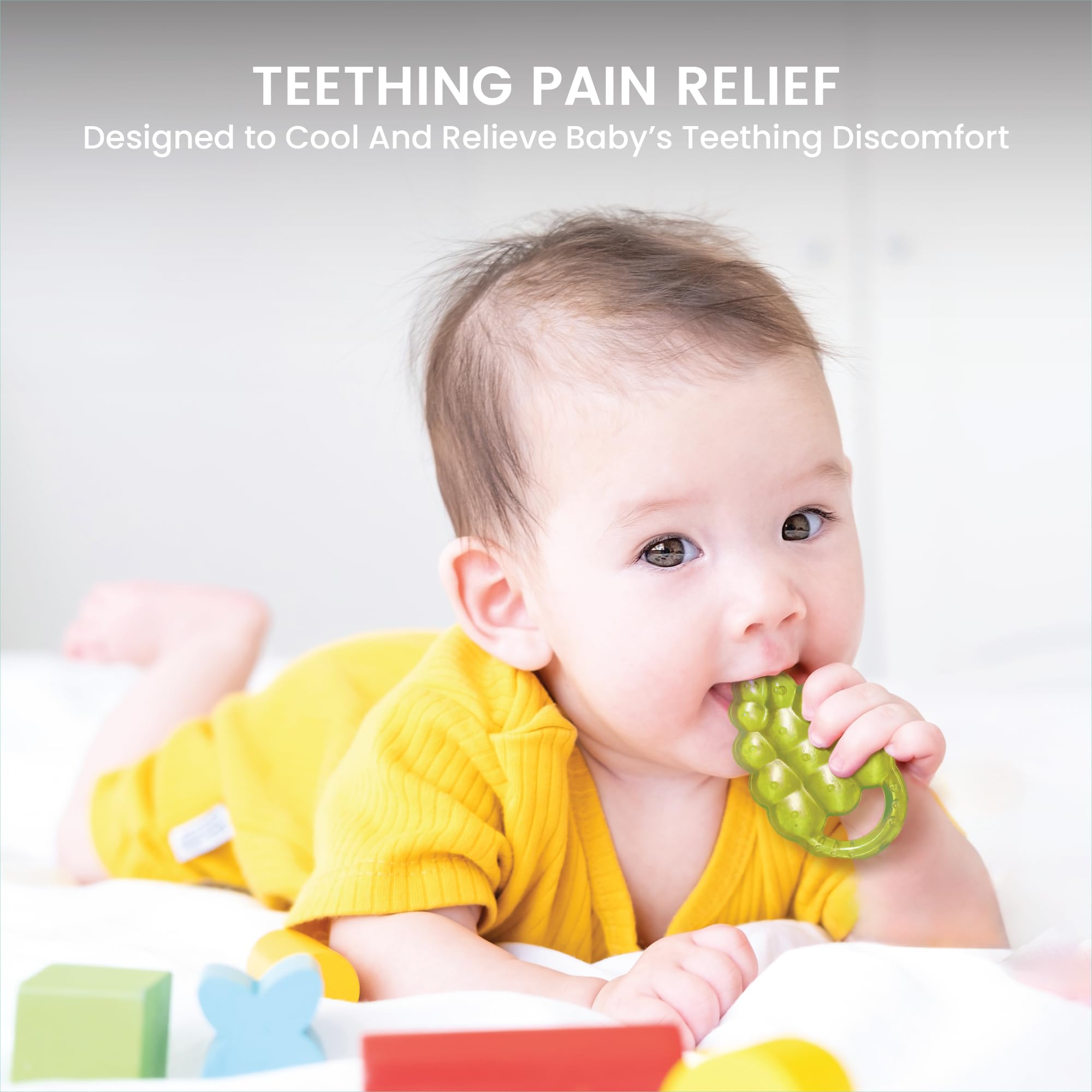 Lulyboo Water Teethers durable and easy-clean surface for busy families