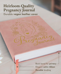 Luminate Press keepsake journal trimester guides provide structured pregnancy milestones.