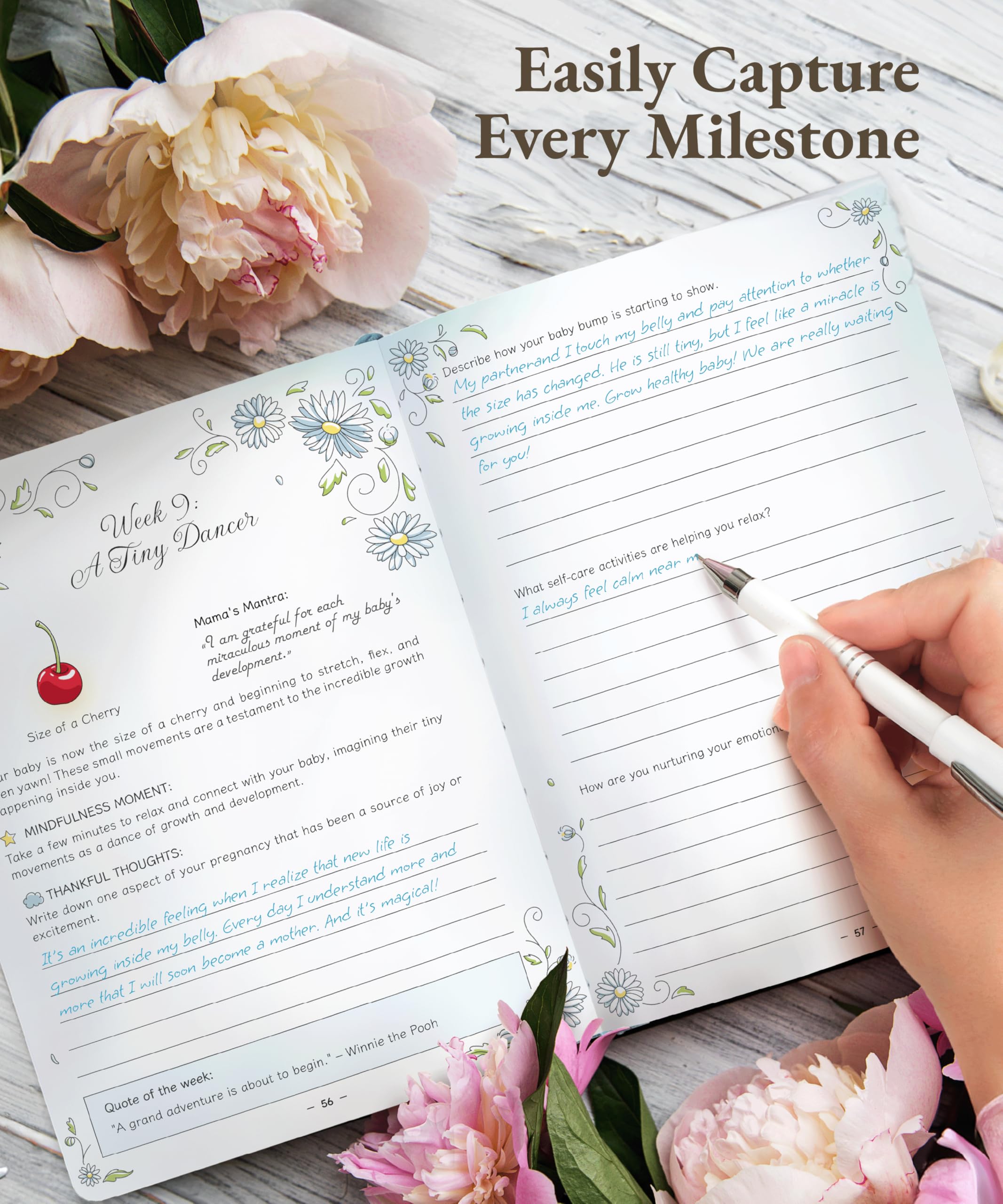 Luminate Press milestone pages capture ultrasound memories for a thoughtful keepsake
