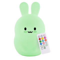 Lumipets Baxter Bunny Night Light front view for bedtime routine