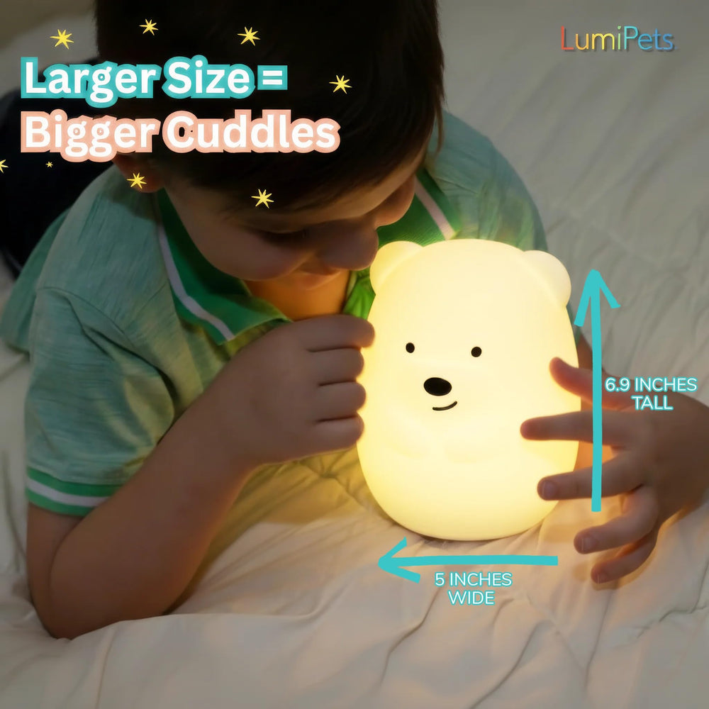 Lumipets Benny portable night light ideal for travel and sleepovers