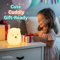 Lumipets Benny remote-controlled night light enables easy color changes