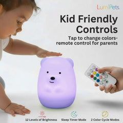 Lumipets Benny touch-control night light responds to gentle taps