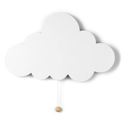Lumipets Cloud Nursery Decor cloud night light provides a calming bedtime glow.