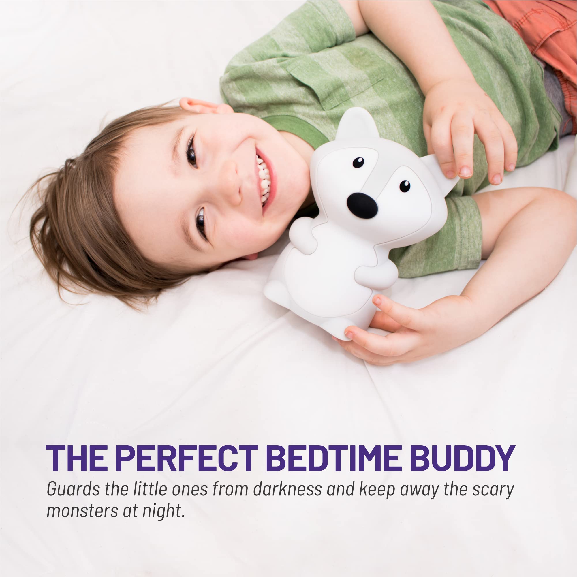 Lumipets Fiona the Fox sleep timers provide 15, 30, or 60 minutes for routines.