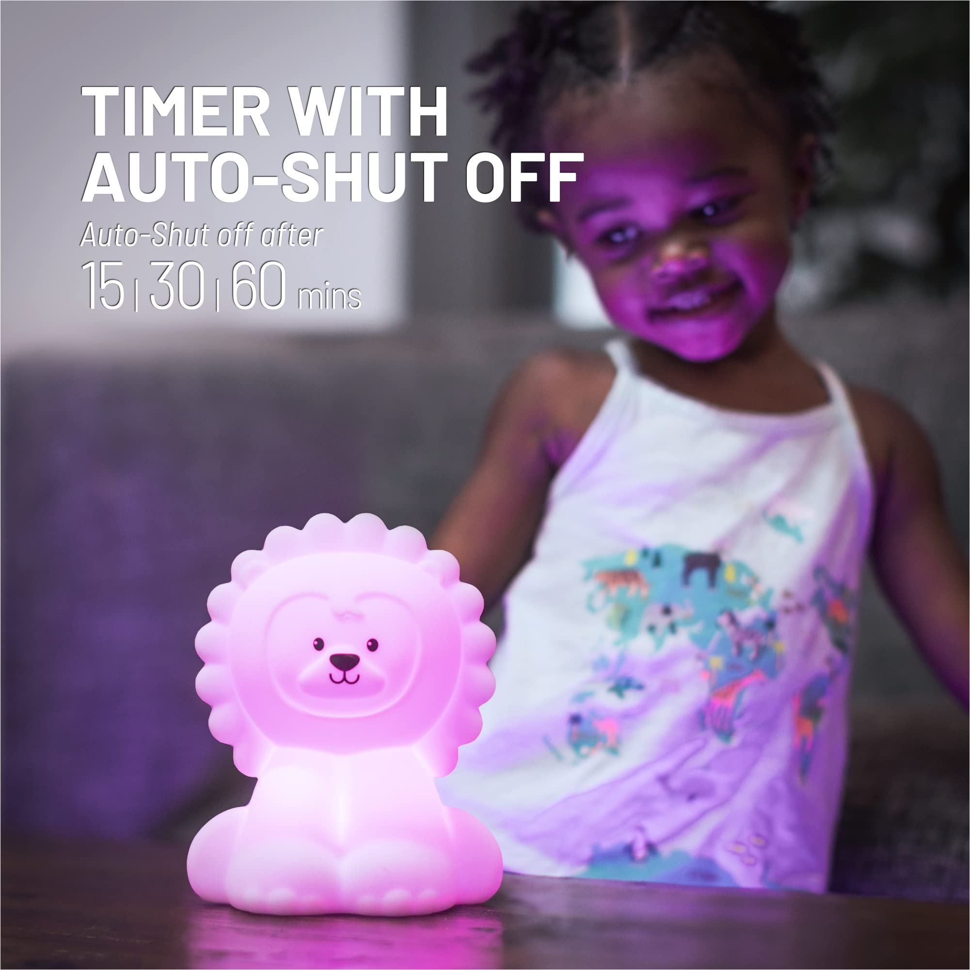 Lumipets night light battery-operated provides portable night-time glow.