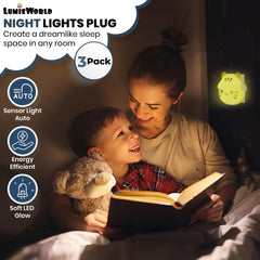 Lumipets nightlight adjustable brightness lets you choose subtle or brighter glow.