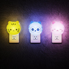 Lumipets nightlight wall plug in compact design provides gentle hallway guidance.