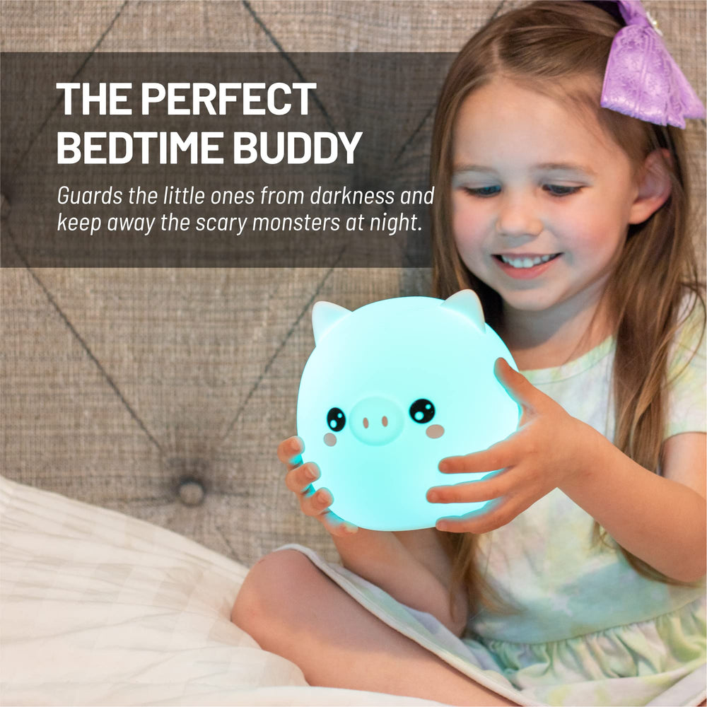 Lumipets Pig Night Light kawaii bedroom decor in kids room