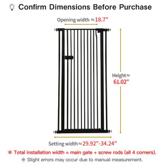 Lumizone cat gate auto-close in doorway setup.