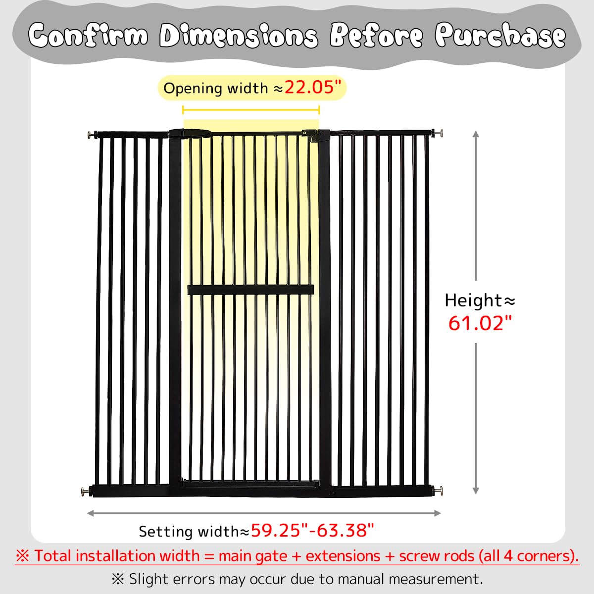 Lumizone cat gate narrow 1.37-inch gap blocks tiny pets and kids.