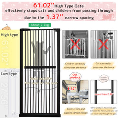 Lumizone cat gate pressure-mounted setup offers tool-free installation in seconds