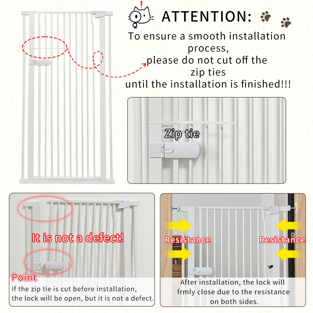 Lumizone Tall Pet Gate supports safe kitchen and hallway transitions.