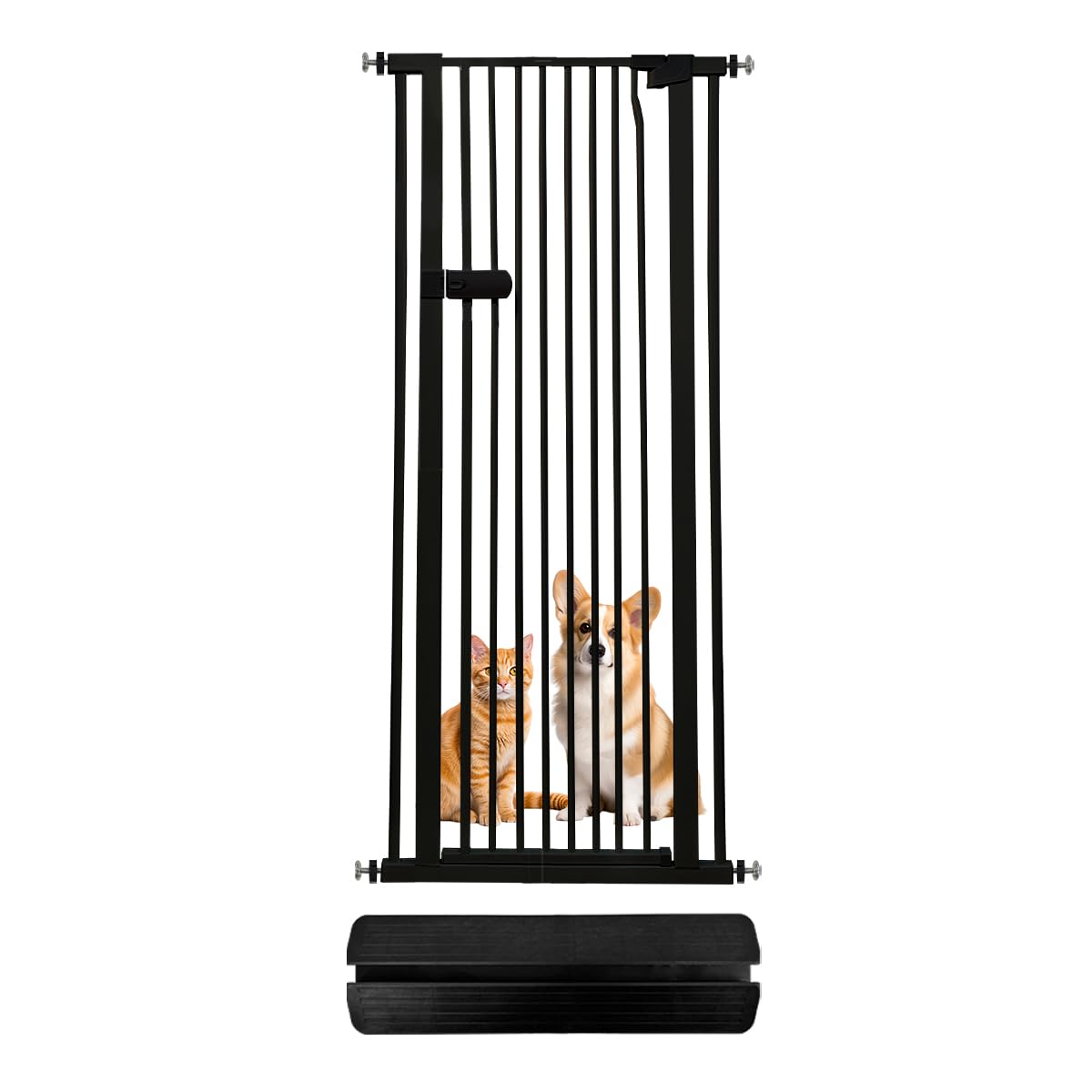 Lumizone extra tall gate at 55.12-in height for secure containment