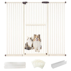Lumizone extra tall cat gate shows 61.02 inch height for containment