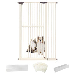 Lumizone extra tall cat gate stands 61.02 inches for escape-proof containment.