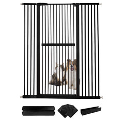 Lumizone extra-tall cat gate height view prevents jumping over for safer indoor spaces.