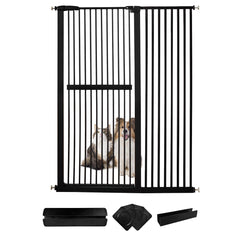 Lumizone extra tall cat gate 61-02 in use for safe pet containment in doorways