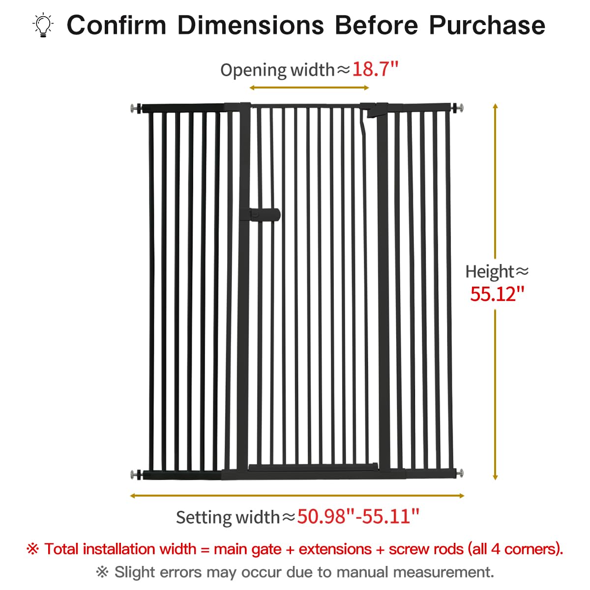 Lumizone gate auto-close feature for convenient safety