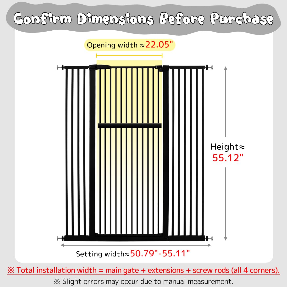 Lumizone narrow-gap gate blocks 1.37-inch openings for paws and small children.