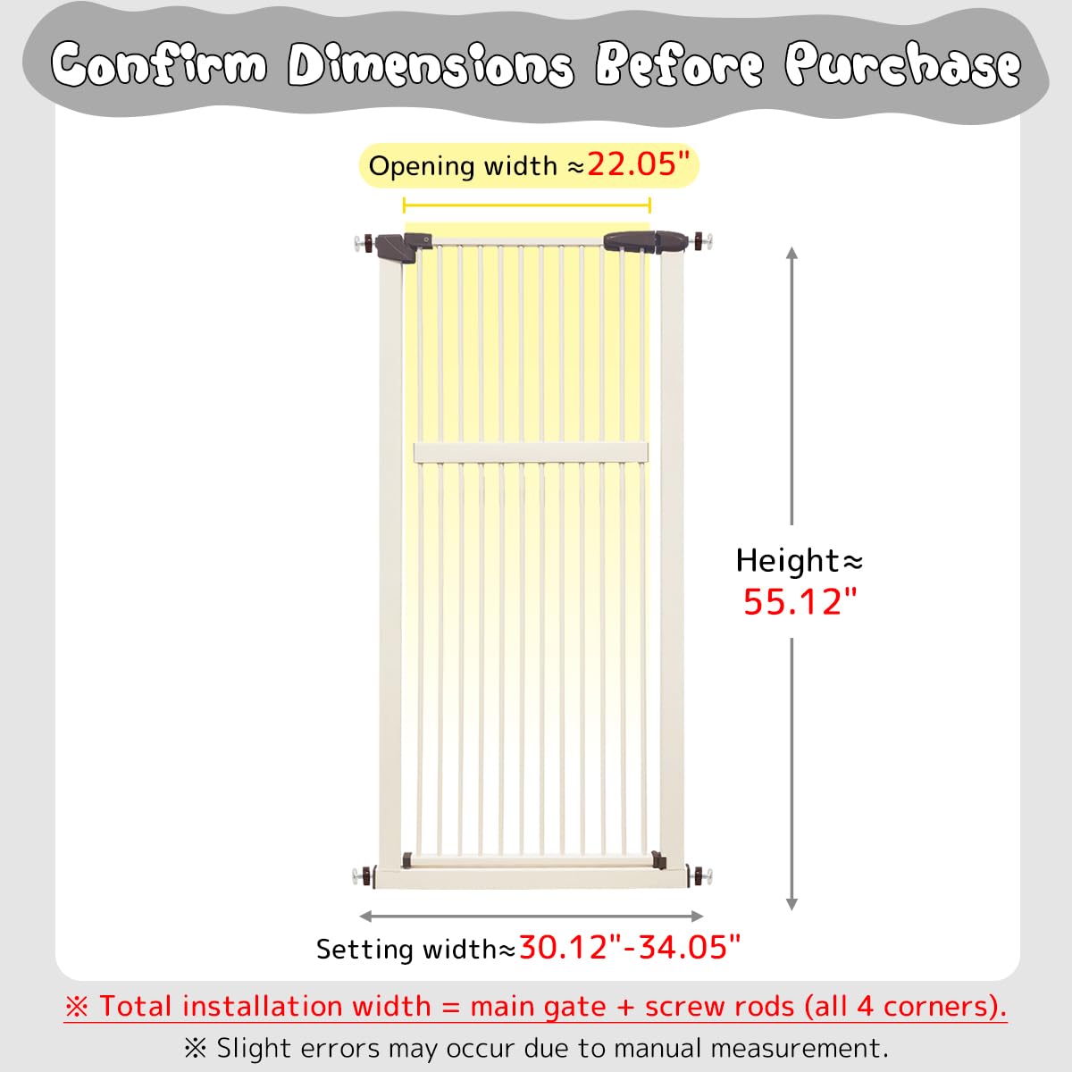 Lumizone pressure-mounted pet gate installs quickly in doorway.
