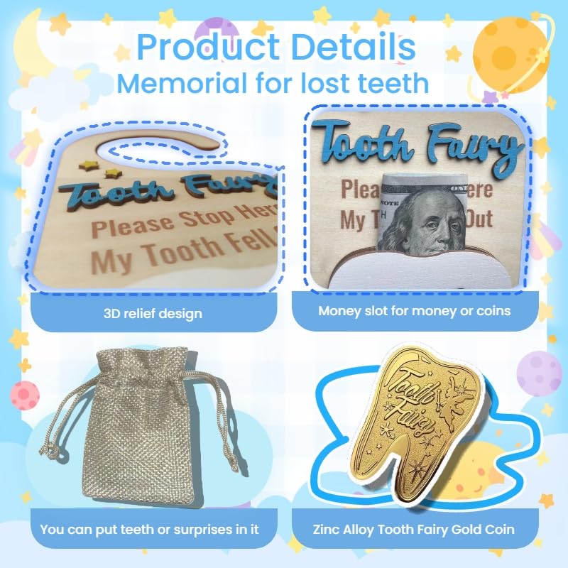Lummitwit complete three-piece ceremony for tooth-loss memories.