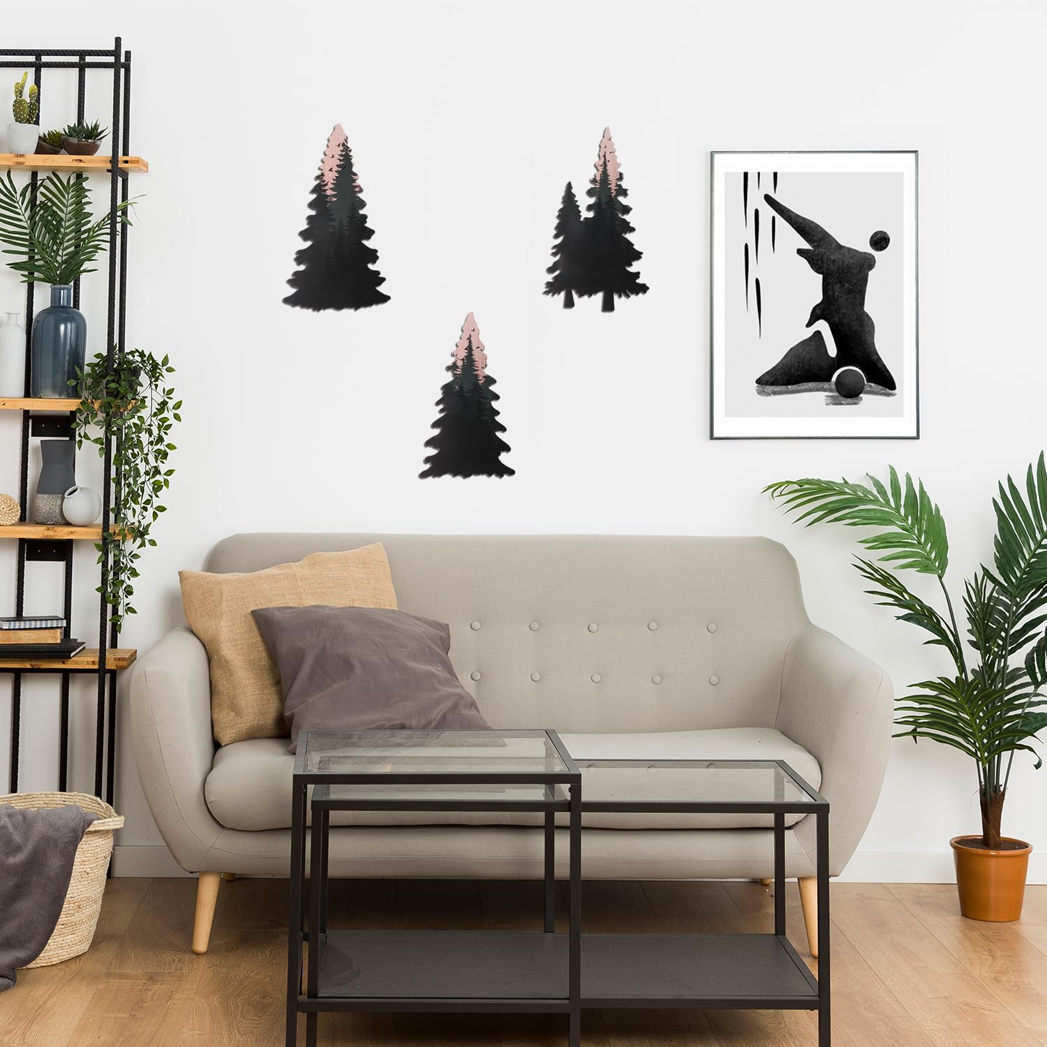 Lumncomfor forest wall decor makes a thoughtful gift for homes and nurseries.