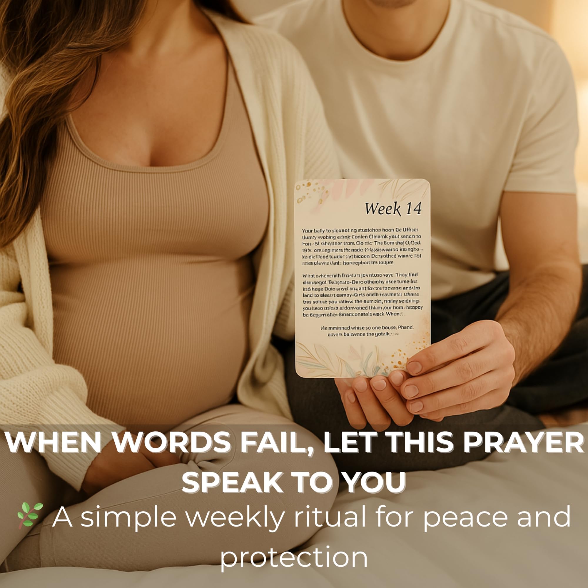Lumont Trimester card set back-view: complete week-by-week guidance for mom-to-be.