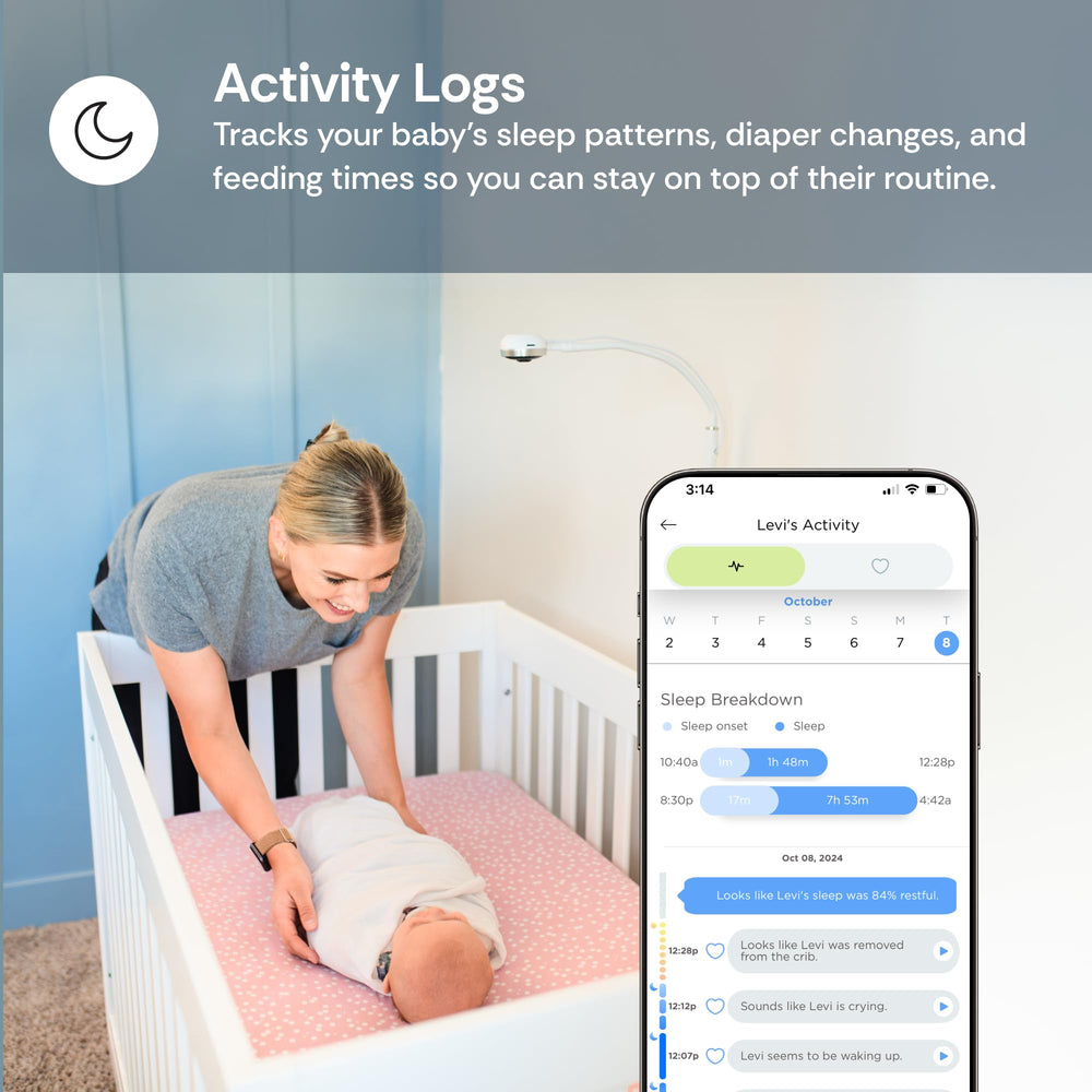 Luna Home Luna cry detection alerts you to your baby's cries.