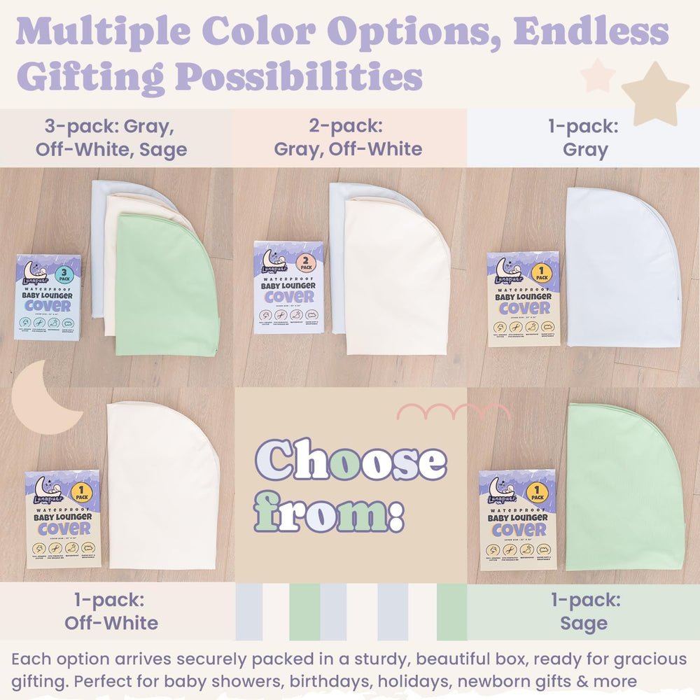 Lunapuer machine washable care label highlights easy cleanup