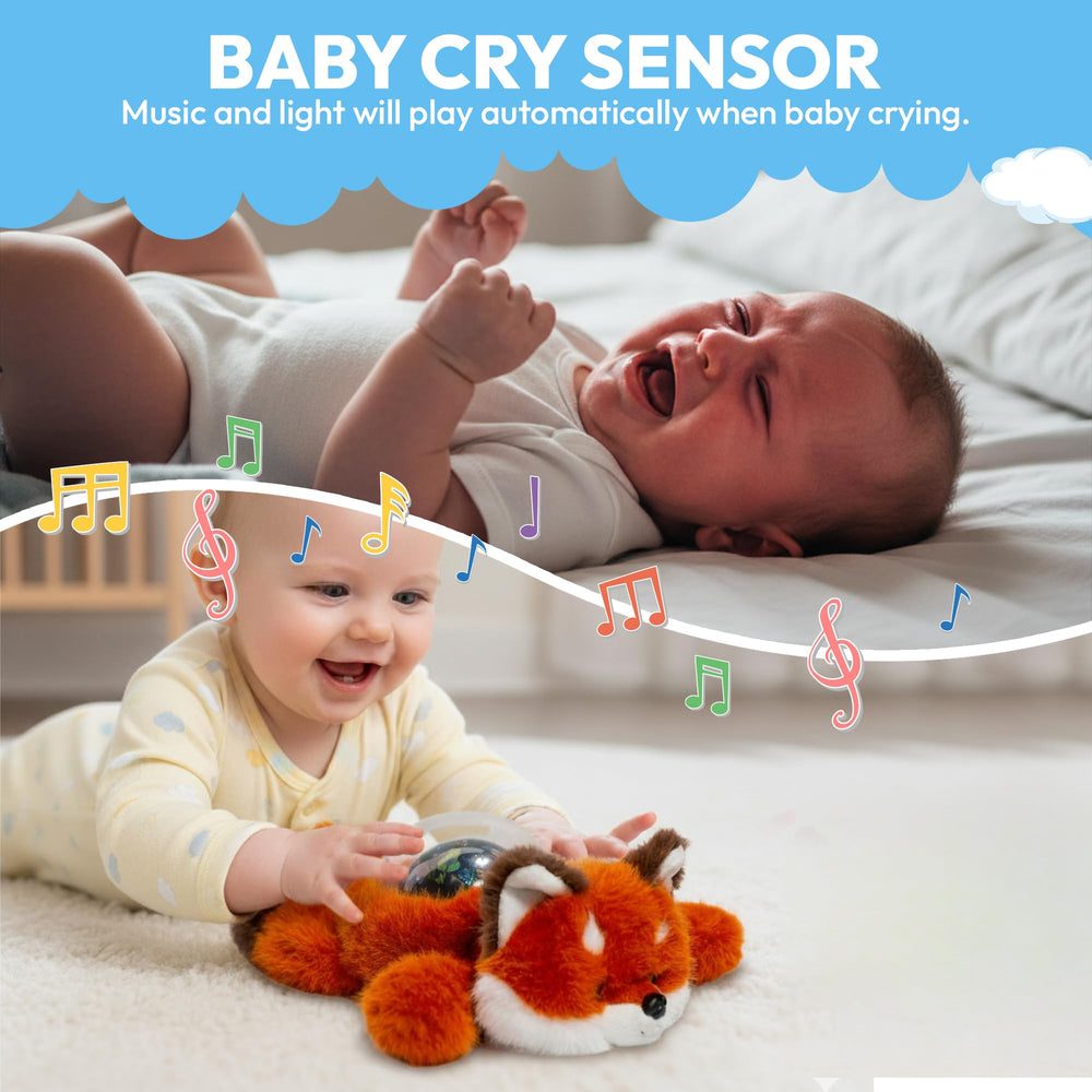 Lunapuer Sound Sleepers Fox auto shut-off timer saves energy after lights-out