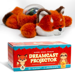 Lunapuer Sound Sleepers Fox plush night light providing a soft bedtime glow