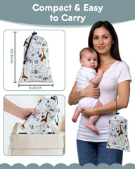 Lunobubo high chair cover strap-pads provide comfort and prevent harness irritation