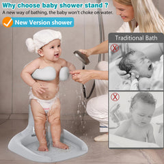 LUOPIAO baby shower stand compact for small spaces and travel