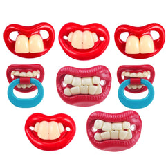 LUOZZY 8pcs pacifiers pack shot showing versatile soothing options