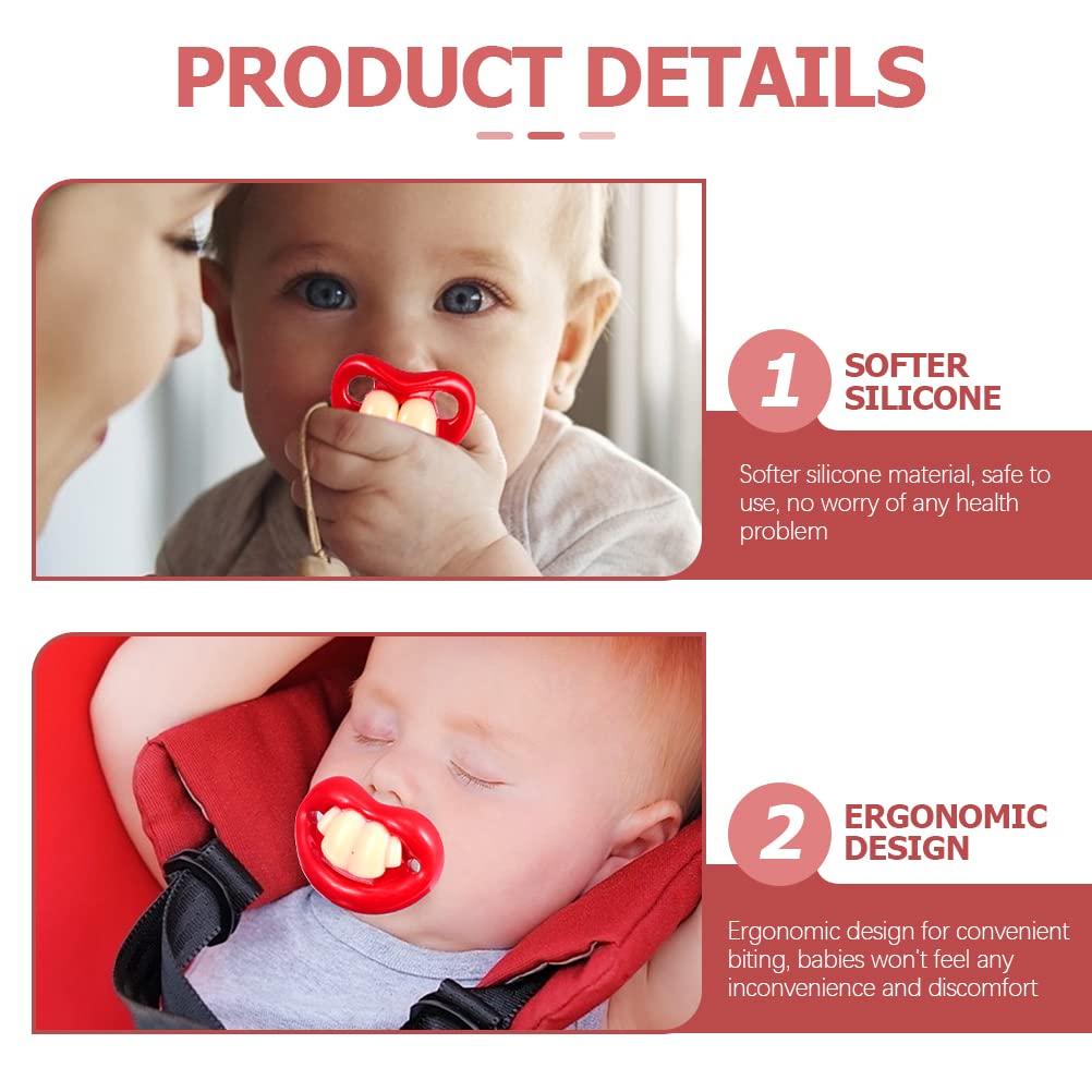 LUOZZY food-grade silicone material ensures safe teething comfort